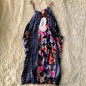 Floral Halter Top NWT